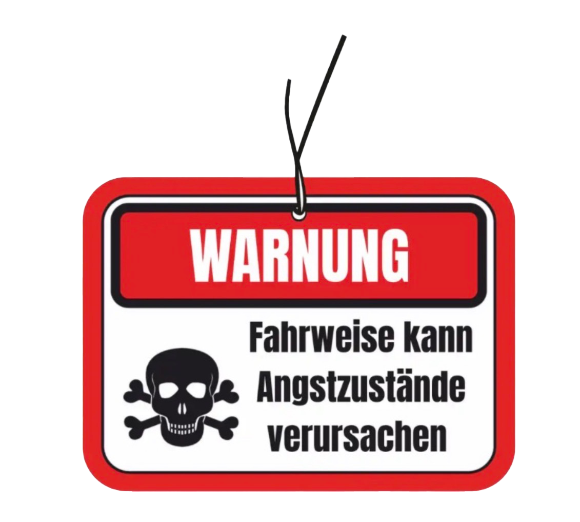 Warnung Fahrweise